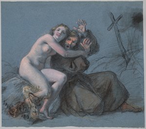 Sankt Anthonys fristelse af Julien Leopold Boilly