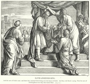 David Salvet Konge (gravering) af Julius (after) Schnorr von Carolsfeld