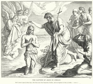 Jesu dåb i Jordan (gravering)