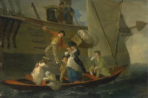 En gift sømands adieu af Julius Caesar Ibbetson