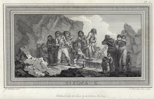 eskimoer af Julius Caesar Ibbetson