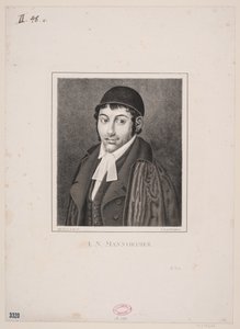 Rabbiner I.N. Mannheimer af Julius Friedlænder