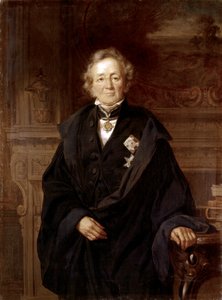 Leopold von Ranke : Portræt 1868 (olie) af Julius Friedrich Anton Schrader