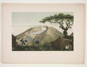 Bjerg - G?d? (bjerget Gede) af Julius Friedrich Tempeltey