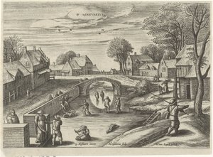 januar Ianvarivs (titel på objekt) De tolv måneder (serietitel) af Julius Goltzius