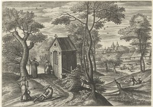 juli Ivlivs (titel på objekt) De tolv måneder (serietitel) af Julius Goltzius