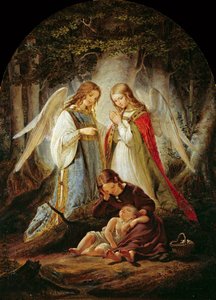 Skytsengle, 1836. af Julius Huebner