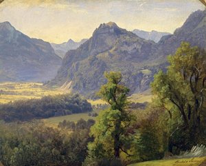 Krodalen nær Brannenburg af Julius Lange