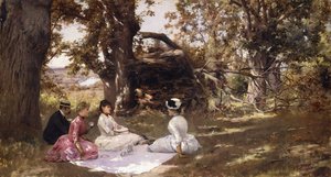 Picnic under træerne, 1896