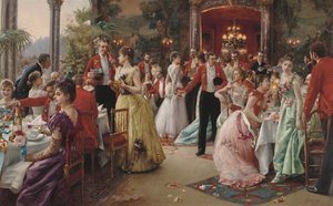 Jagtmiddagen af Julius Leblanc Stewart