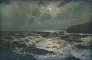 The Reef, St Ives Bay, Cornwall, slutningen af det 19.-begyndelsen af det 20. århundrede, c1930. af Julius Olsson