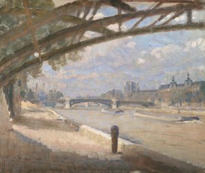 Under Pont des Arts, Paris. Middag