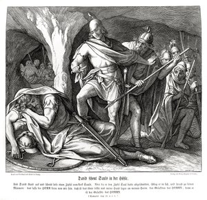 David skåner Sauls liv af Julius Schnorr von Carolsfeld
