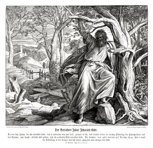 Judas Iskariots død, Matthæusevangeliet af Julius Schnorr von Carolsfeld