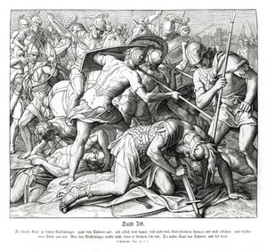 Sauls død af Julius Schnorr von Carolsfeld
