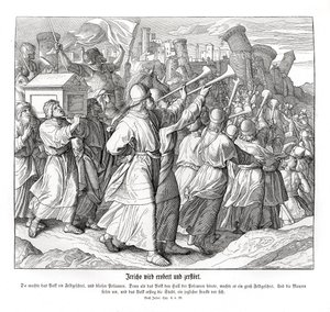 Jerikos fald, Joshua af Julius Schnorr von Carolsfeld