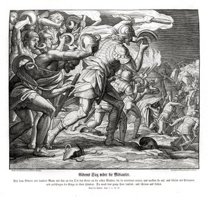 Gideons sejr mod midjanitterne, dommere af Julius Schnorr von Carolsfeld