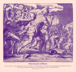 Gideons sejr mod midjanitterne, dommere af Julius Schnorr von Carolsfeld