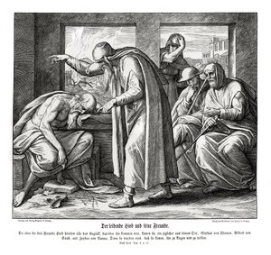 Jobs venner, Job af Julius Schnorr von Carolsfeld