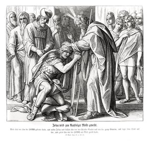 Josva udnævnes til Moses