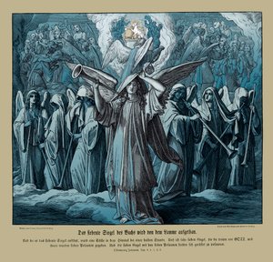Åbning af det syvende segl ved Lammet, Åbenbaring af Julius Schnorr von Carolsfeld