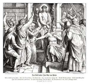 Pontius Pilatus, Johannesevangeliet af Julius Schnorr von Carolsfeld