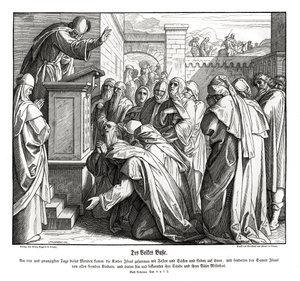 Folkets omvendelse, Nehemias af Julius Schnorr von Carolsfeld
