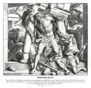 Samsons hævn og død, dommere af Julius Schnorr von Carolsfeld