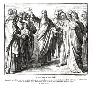 De tolv apostle, Matthæusevangeliet af Julius Schnorr von Carolsfeld