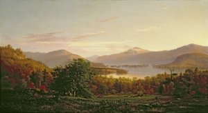 Udsigt over Lake George af Junius R. Sloan