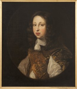 Le prince heritier Johann Georg von Schleswig Holstein Gottorp - Portræt af Johann Georg (1638-1655), arvingen til tronen i Holstein-Gottorp, af Ovens, Jurgen (Jurriaen) (1623-1678). Olie på lærred. Mål: 68x59 cm. Nationalmuseum Stockholm af Jürgen Ovens