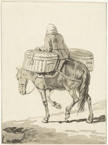 Kvinde til hest af Jurriaan Cootwijck (attributed to)