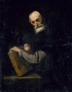 A Philosopher, ca. 1640 (olie på lærred) af Jusepe de Ribera