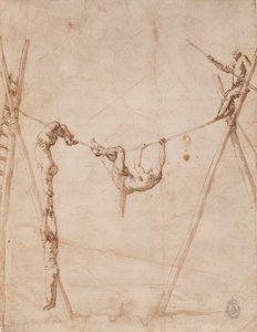 Akrobater på rebet. af Jusepe de Ribera