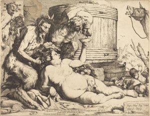 Drunken Silenus af Jusepe de Ribera