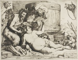 Drunken Silenus af Jusepe de Ribera