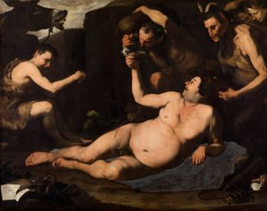 Drunken Silenus af Jusepe de Ribera