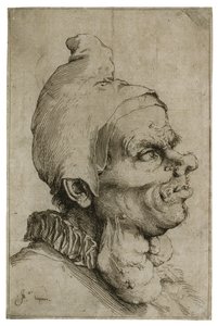 Stort Grotesk Hoved, c.1622 af Jusepe de Ribera