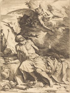 Sankt Hieronymus, der hører den sidste doms trompet af Jusepe de Ribera