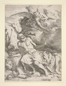 Sankt Hieronymus med englen af Jusepe de Ribera