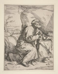 Sankt Peter i anger af Jusepe de Ribera