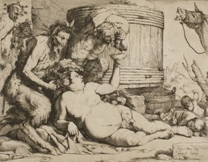 Silenus ved Vinkarret af Jusepe de Ribera