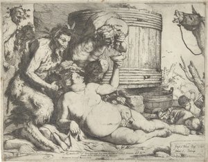 Silenus ved vintønden af Jusepe de Ribera