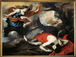 Venus og Adonis (olie på lærred) af Jusepe de Ribera