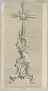 Design til et alterkors af Juste Aurèle Meissonnier