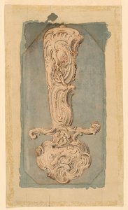 Design til grebet af et jagtsværd af Juste Aurèle Meissonnier