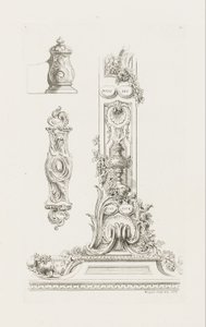 Design af grænsefragmenter af Juste Aurèle Meissonnier