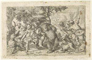 Beren Hunt af Justus Sadeler (possibly)