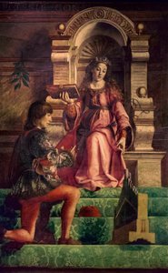 Musik, ca. 1470 (olie på poppel) af Justus of Ghent