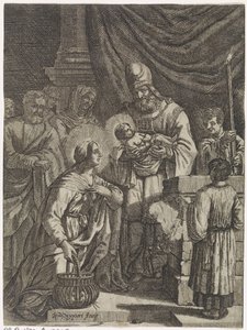 Præsentation af Kristus i templet af Justus van den Nijpoort